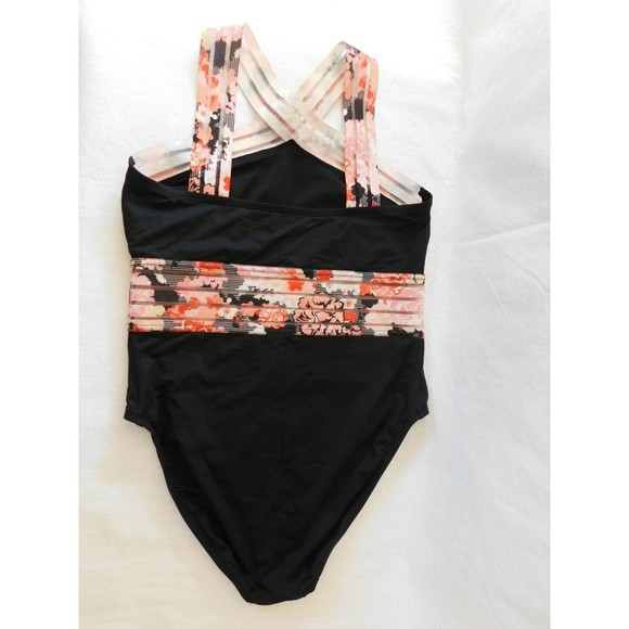 Kenneth Cole L One-Piece Swimsuit Racer Back Size Large - Picture 5 of 10